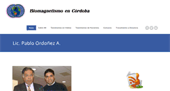 Desktop Screenshot of biomagnetismoencordoba.com